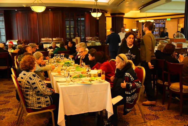 Hilton Beirut Metropolitan Palace's Christmas lunch for the elderly people